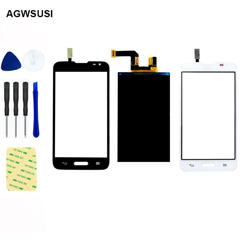 ЖК-дисплей для LG Optimus L70 MS323 D320 D320N D321 панель экрана модуль монитора + сенсорный