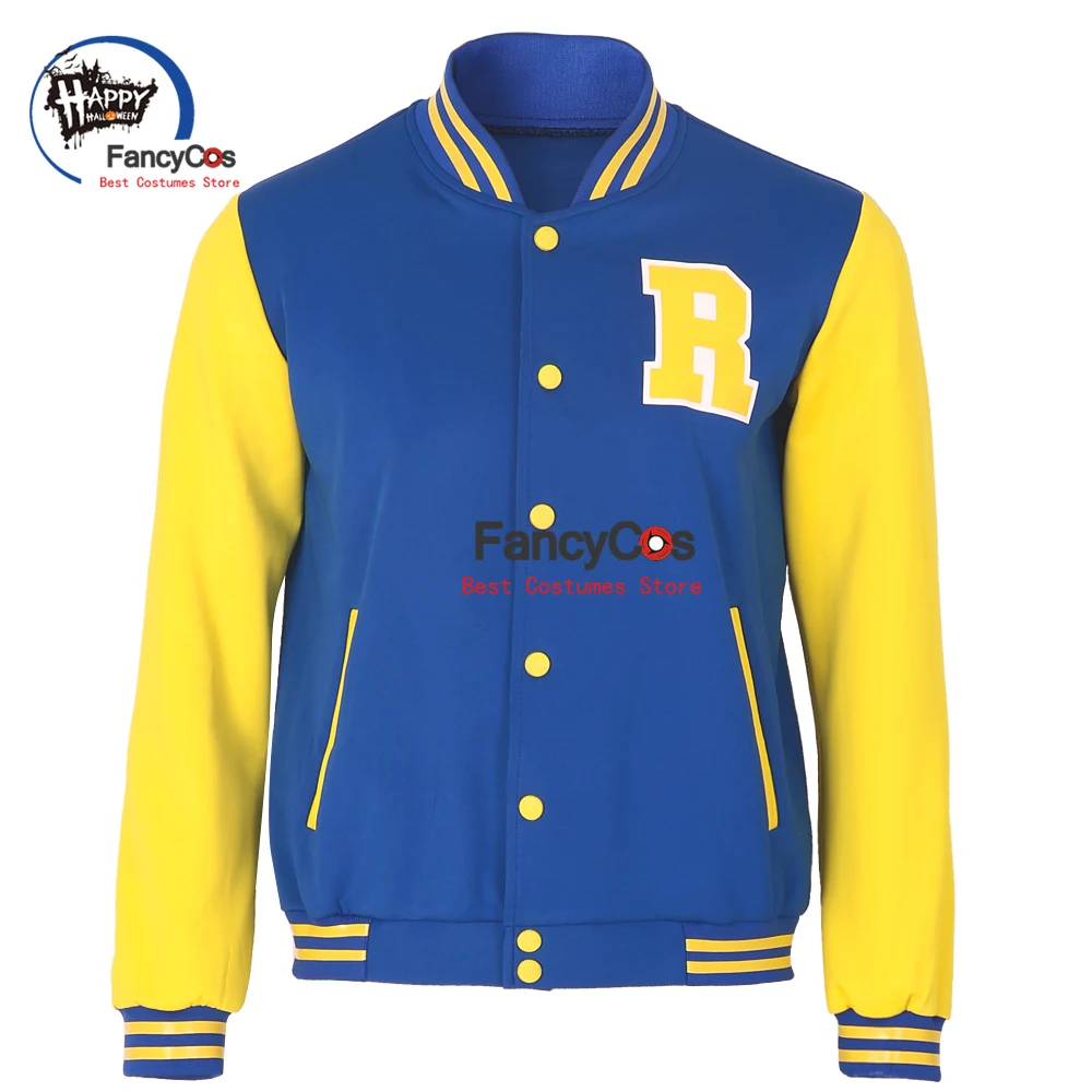 Куртка-бомбер Archie Andrews ривердейл летняя синяя куртка с капюшоном свитер для