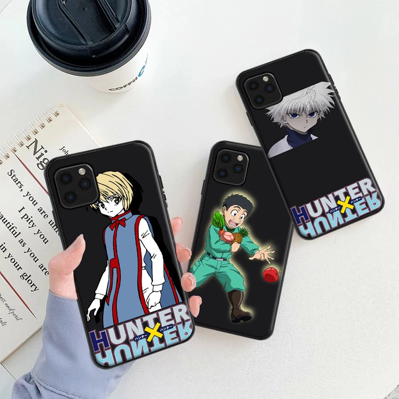 

Japan Anime Hunter x Hunters Phone Case For iPhone 6 6S 7 8 X XS XR 11 12 13 SE 2020 Killua Zoldyck Hisoka Kurapika Back Cover