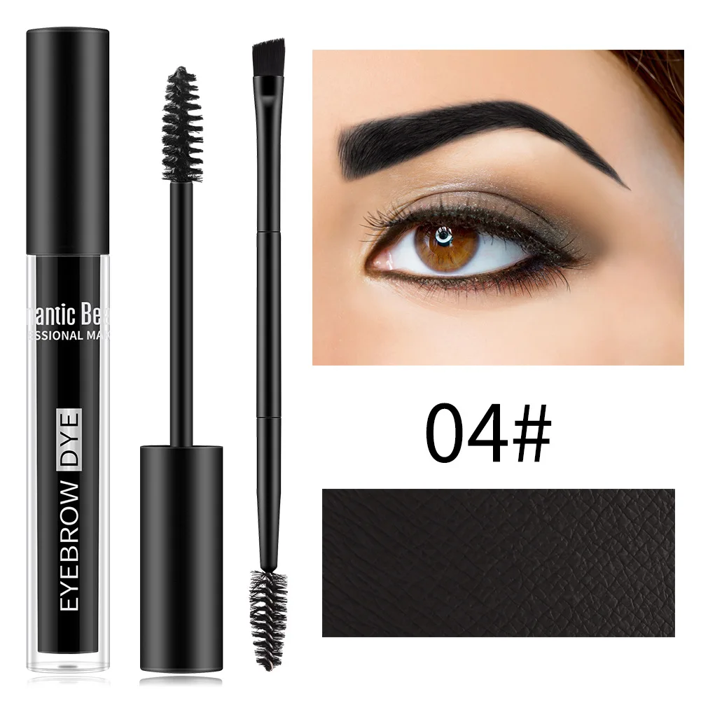 

Romanti Eyebrow Dyeing Cream Double-headed Eyebrow Brush for Long-lasting Shaping Waterproof and Anti-sweat Eyebrow Dyeing Cream