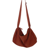 nylon women shoulder bags japanese style solid color travel crossbody bag for girl simplicity ladies wallet retro handbag