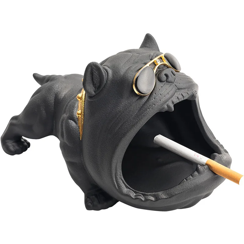 

Household Cartoon Dog Ashtray Ash Creative Ceramic Ashtray Living Room Decoration Home Decoration Sculpture Home Decore