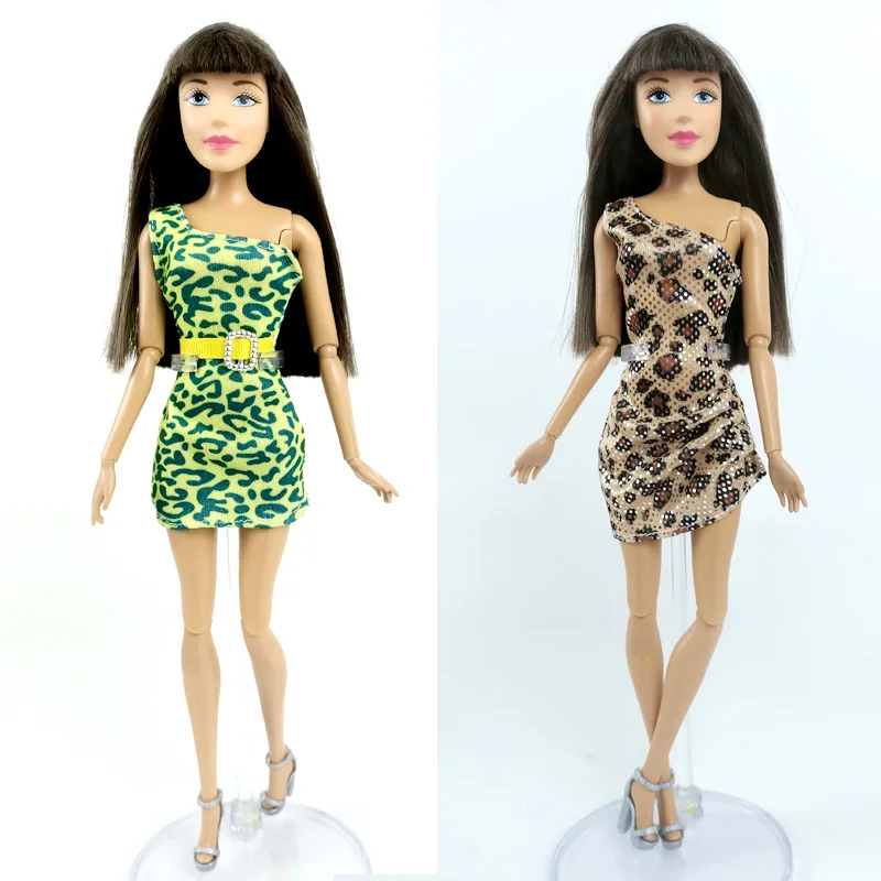 Sexy Ladies Evening Party Gown Dress for Barbie Dolls Clothes Outfits Sets One-Shoulder Dresses 1/6 BJD Doll Accessories Kid | Игрушки и
