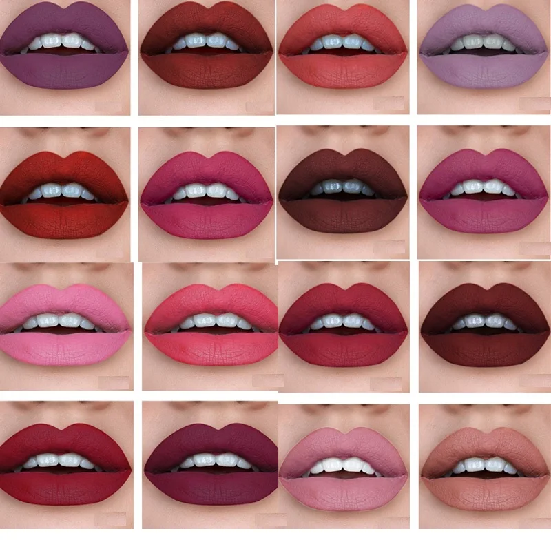 

Hot Waterproof Matte Lipstick Waterproof Red Lip Makeup Tattoo Long Lasting Lip Tint Matte Plumper Lip Gloss Rouge Makeup Gift