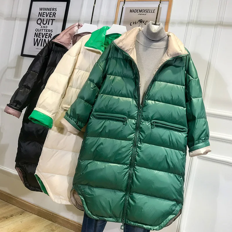 Зимняя женская куртка новинка 2019 зимняя модная уличная Дизайнерская Женская на
