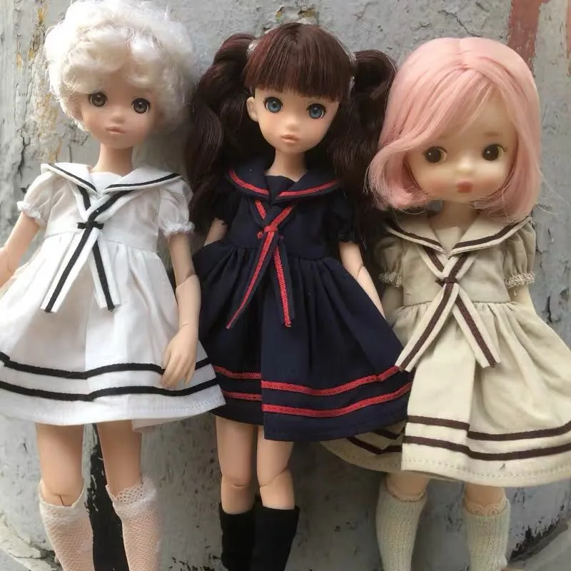 1/6 платье униформа для куклы Blyth наряд матросской (подходит BJD Azone Pullip Lati OB ICY)|Куклы|