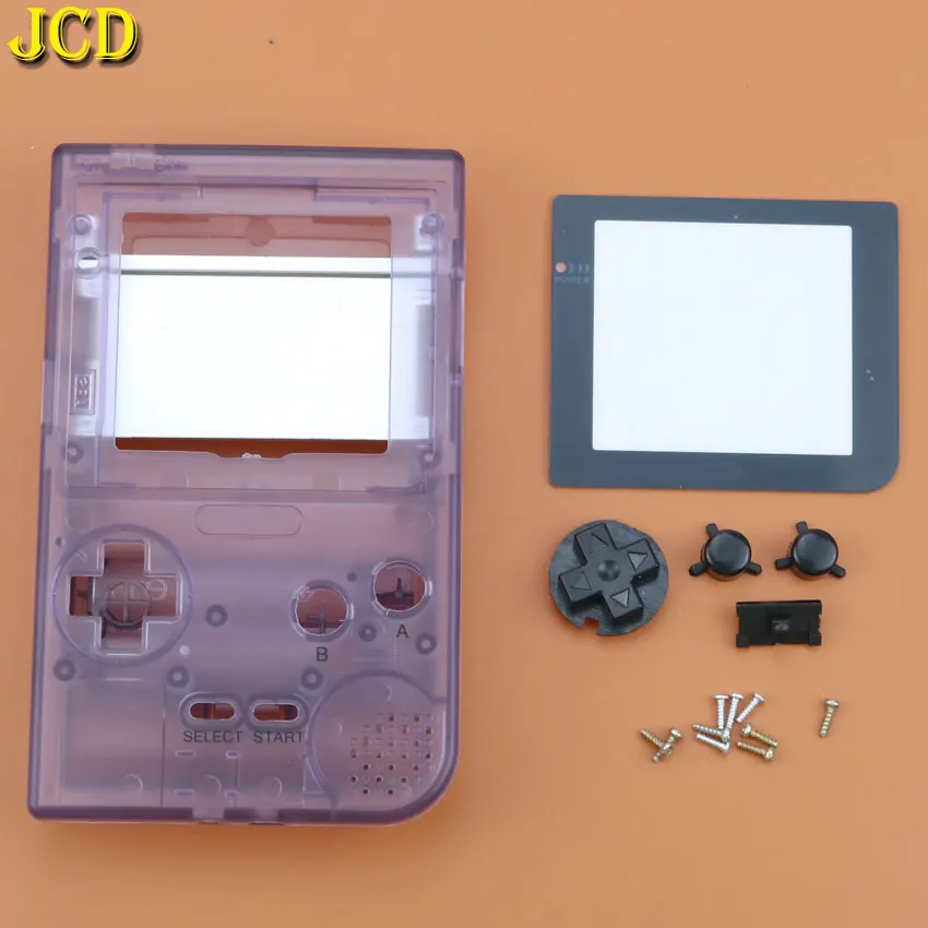 JCD 1 шт. пластиковый Полный Чехол Корпус Замена корпуса для Gameboy Карманная игровая консоль для GBP Оболочка Чехол с кнопками комплект - Цвет: G