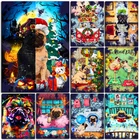 DIY Мопс алмазная живопись животное Алмазная вышивка собака 5D квадратный алмазКруглый Алмаз ручной работы искусство DIY Украшение большая картина