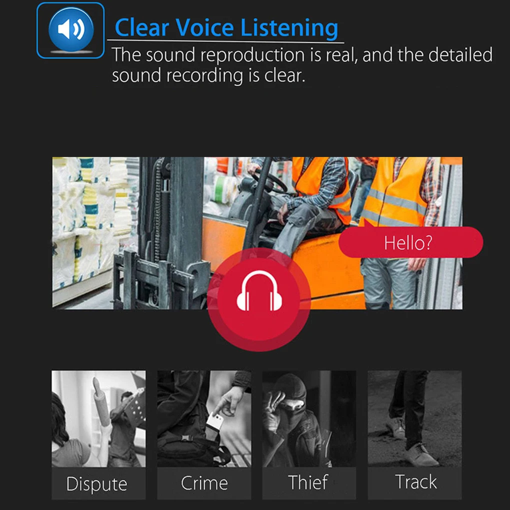 

Outdoor 1080P Camera Rotation Wifi Video Recorder Home Office IP66 Waterproof DVR US Plug