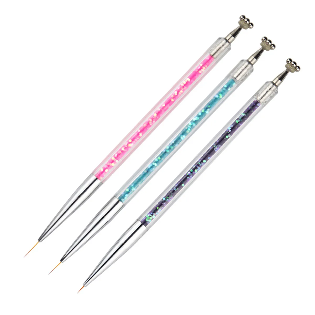 Магнитная ручка с двойной головкой инструмент для 3D магнитного геля кошачий глаз