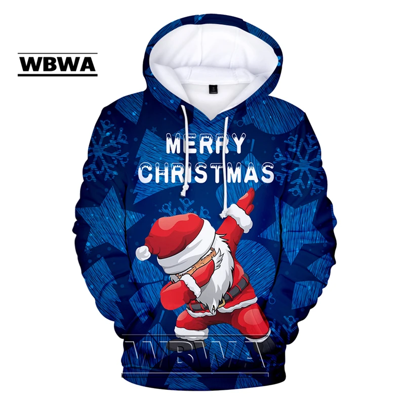

Christmas 3D Hoodies Adult Sweatshirts Men Women Funny Hoodies Autumn Long Sleeve Warm Hoodie Hip Hop Santa Claus Hoodies