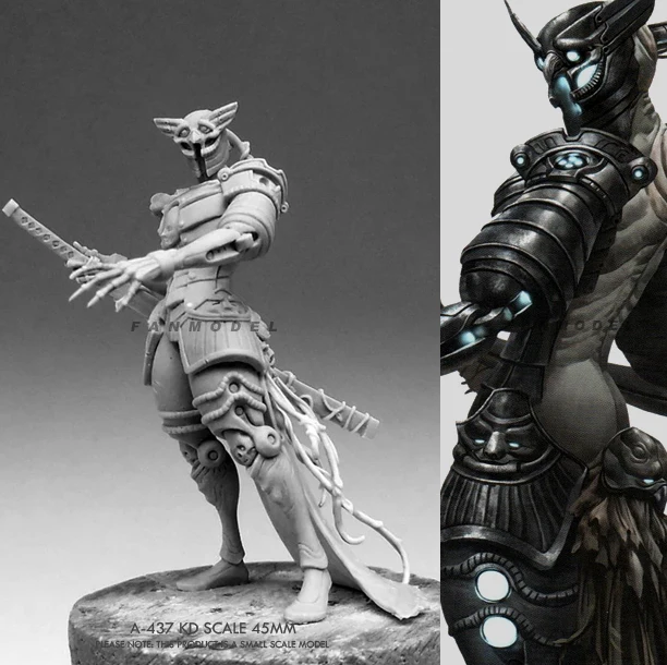 

60mm Resin model kits figure colorless and self-assembled A-437