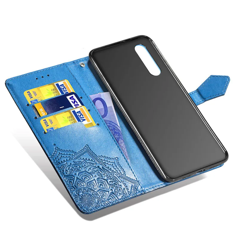 Кожаный чехол-книжка с объемным цветком для Xiaomi mi 9 SE чехол 8 Lite Play A2 9T Pro Max 3 Pocophone F1