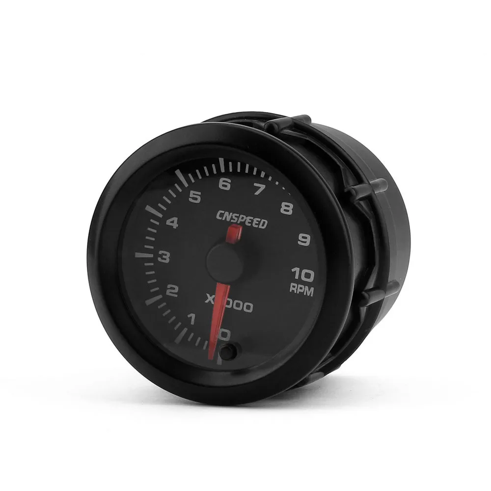 CNSPEED, 2 дюйма, 52 мм, 7 цветов, светодиодный, автоматический тахометр, датчик 0-10000 об/мин, с высокоскоростным шаговым двигателем, измеритель оборотов, автомобильный измеритель
