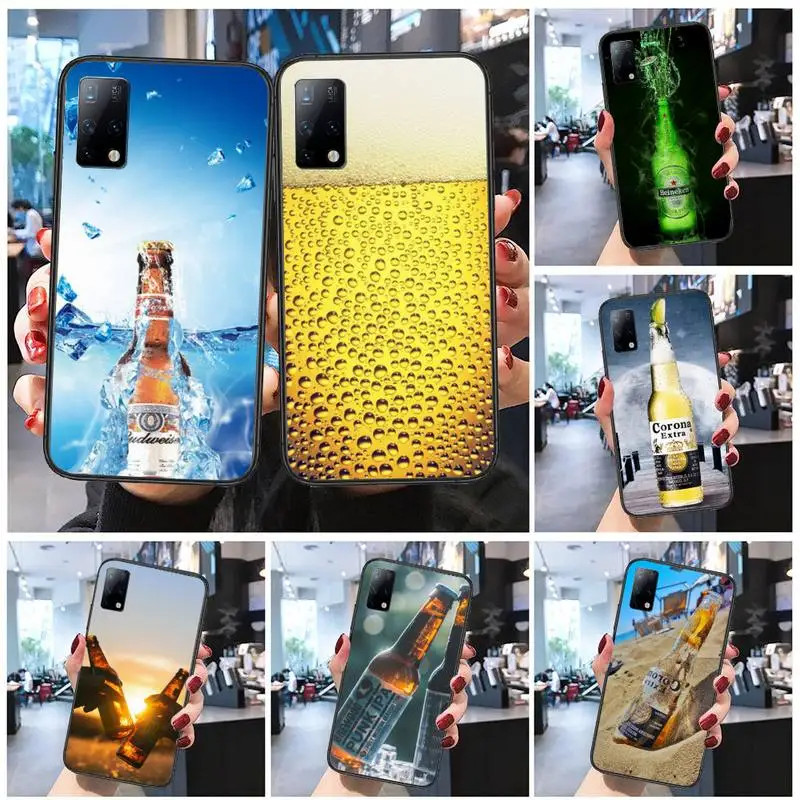 

World Beers Alcohol Summer Bubble Phone Case for redmi 6A 7A 8A 9A 10X 4G note 8 8T 9S 10 K30 K20 pro max Cover