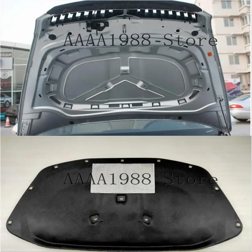 

2007 2008 2009 2010 2011 2012 для Skoda Octavia передний капот двигателя Звукоизоляционная хлопковая Подушка звуконепроницаемый коврик пенопластовая крышка