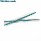 10 шт. 40 Pin полоса поломки штыревой разъем жестяная печатная плата панель IC папа 2,54 мм зеленый цвет