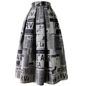 Осенне-зимняя винтажная Толстая замшевая юбка-качели с завышенной талией