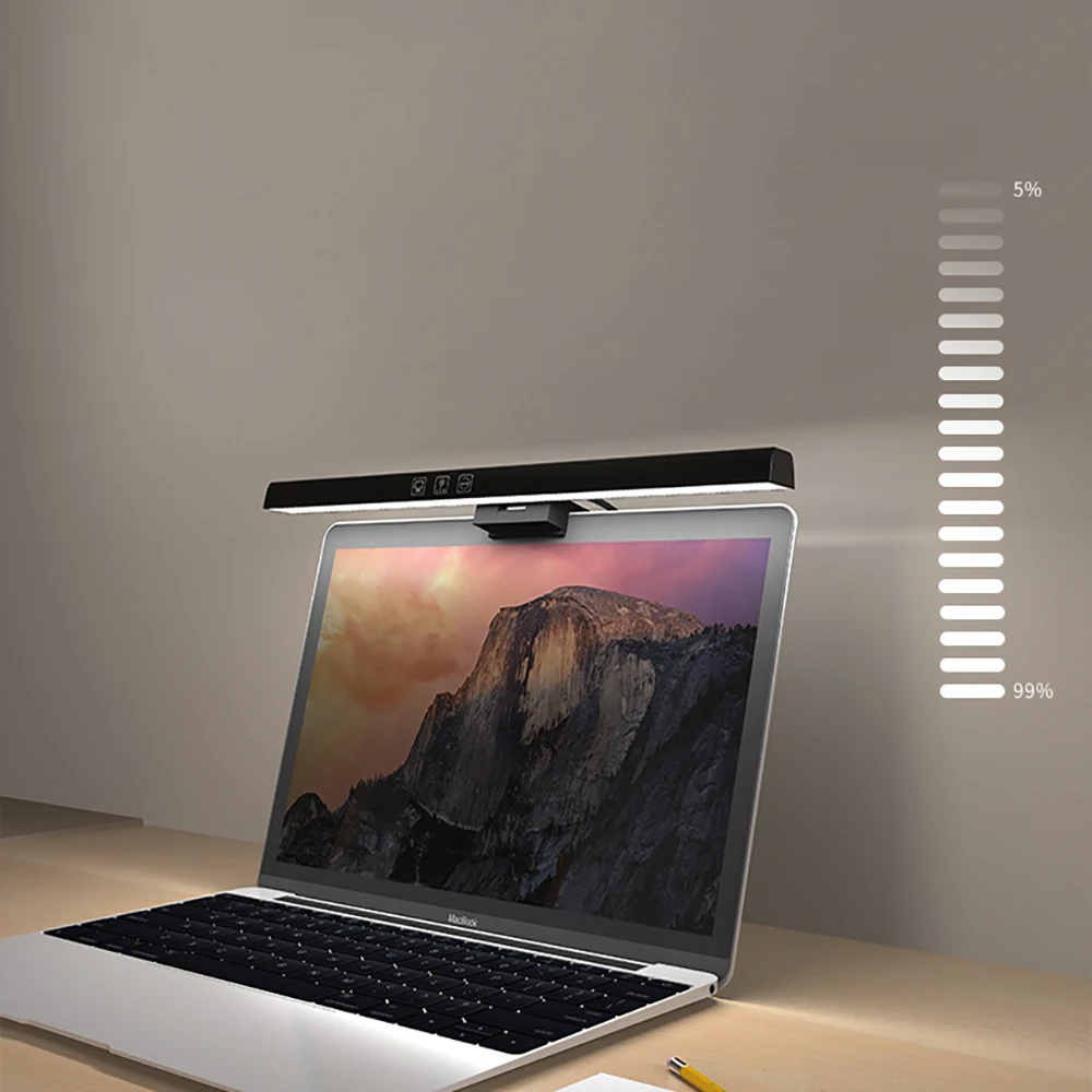 Настольная лампа монитора с плавным затемнением USB монитор для наблюдения за