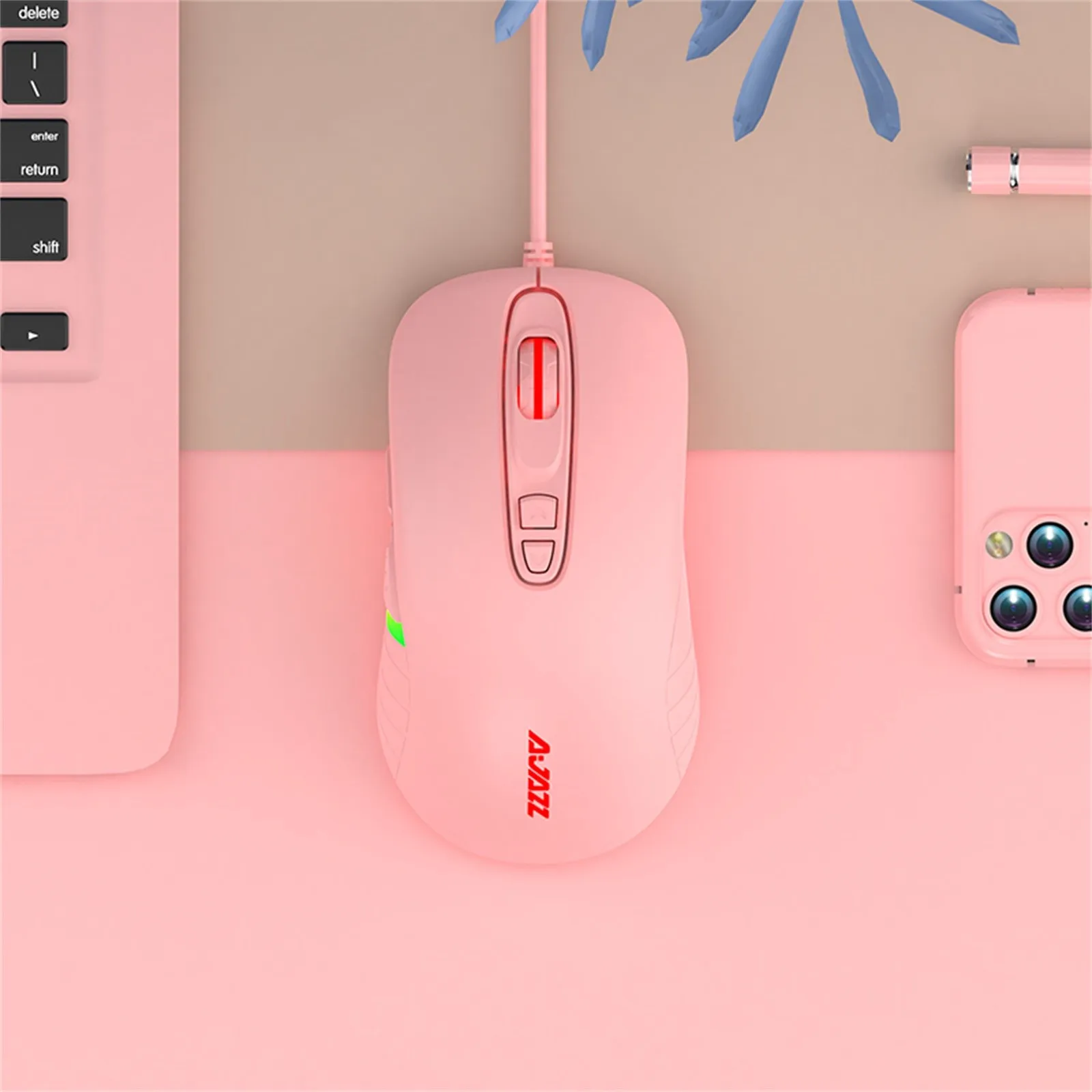 

Ouhaobin Button sensor 10000 DPI adjustable wired gaming mouse adjustable wired gaming mouse for desktop PC notebook