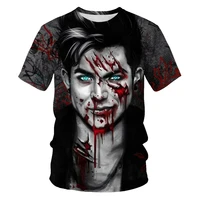2021 summer hot style mens anime horror 3dt shirt mens top cool street style oversized t shirt direct sales