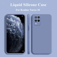 for realme narzo 30 5g case cover for realme narzo 30 30a gt coque soft tpu original liquid silicone phone bumper for realme gt