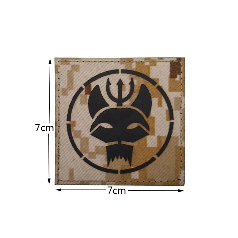 Новый 3Д вышитый Американский треножник с головой кошки ИК значок армейская