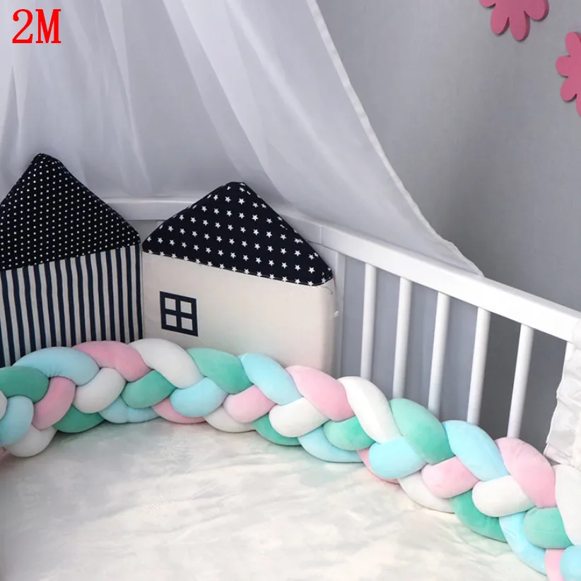 1 м/2 м/3 м детская кроватка бампер узел кровать протектор Младенческая Колыбель