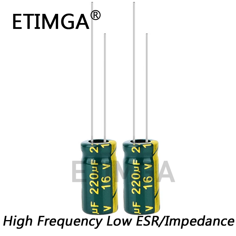 

20PCS/LOT 220uf16V Aluminum Electrolytic Capacitor Size 6*12 16V 220uf 20%