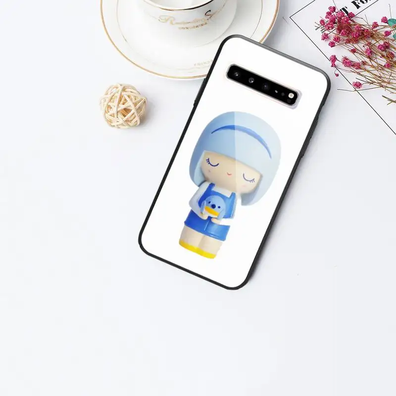 

Momiji Girl Glass Phone Case Back Shell For Samsung Galaxy S20 Ultra S10 S9 S8 S7 Plus Edge S10 E Lite Note 8 9 10 Pro Cover