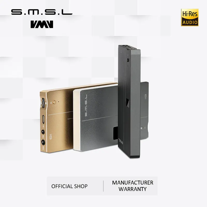 Зазор SMSL IQ USB HI-RES усилитель для наушников с ЦАП DSD512 PCM 768 кГц встроенный заряжаемый аккумулятор 2,5 мм и 3,5 мм выход