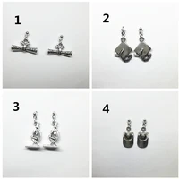 handmade earrings studs earrings creative earrings gift for friends students graduation gift microscope earrings