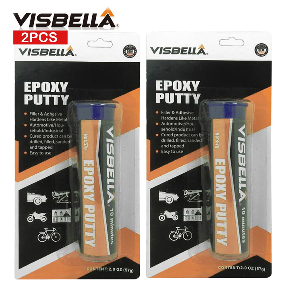 VISBELLA 2 шт эпоксидная шпатлевка клеевая глина супер клей пластиковый резиновый