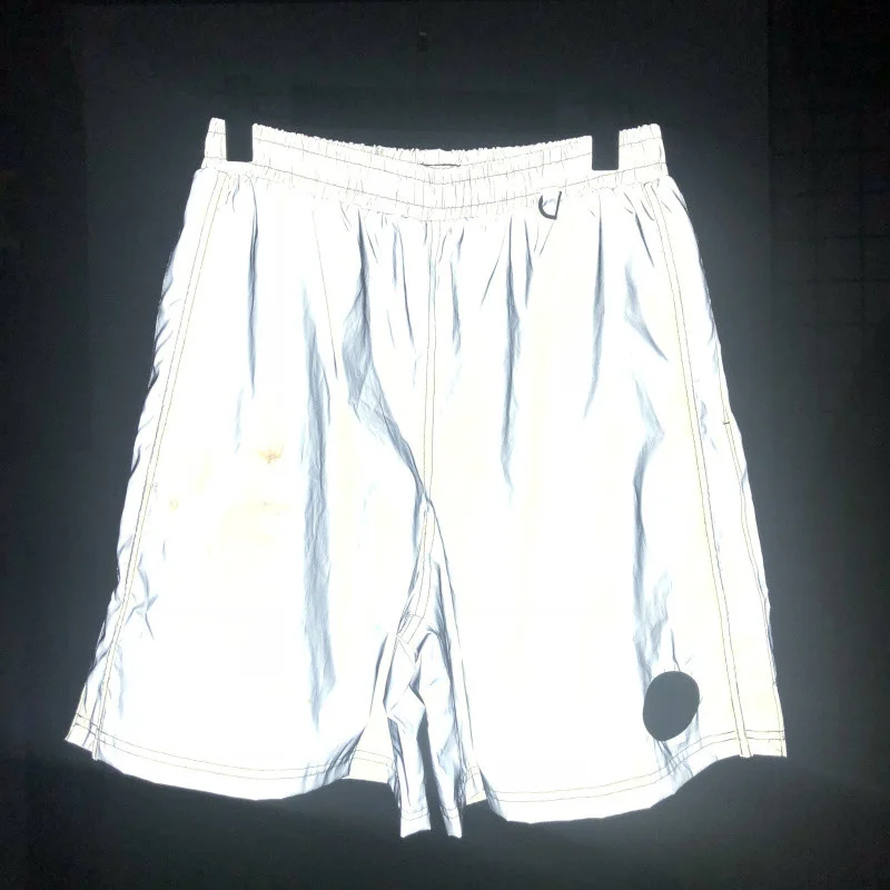 

3M Reflective Mesh WELLDONE Shorts 2021 New Men Women Casual We11 Done WELL DONE Shorts Breechcloth