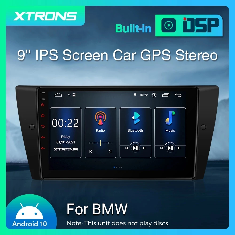 

Автомагнитола для BMW E90, E91, E92, E93, 2 ГБ + 32 ГБ ROM, 9 дюймов, Android 10,0, мультимедийный четырехъядерный HD-экран, встроенный DSP