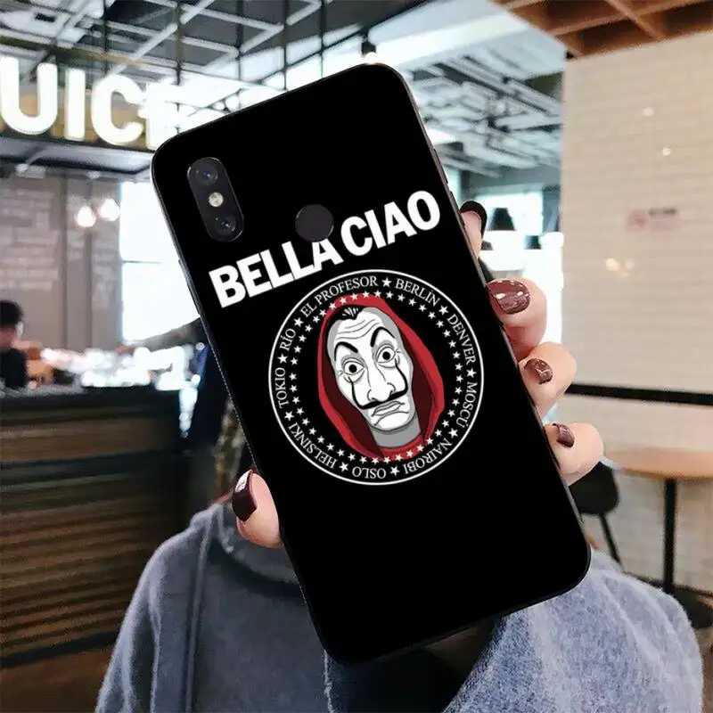 

Spain TV Money Heist House Paper La Casa de papel Phone Case for Xiaomi mi 5 6 8 9 10 lite pro SE Mix 2s 3 F1 Max2 3