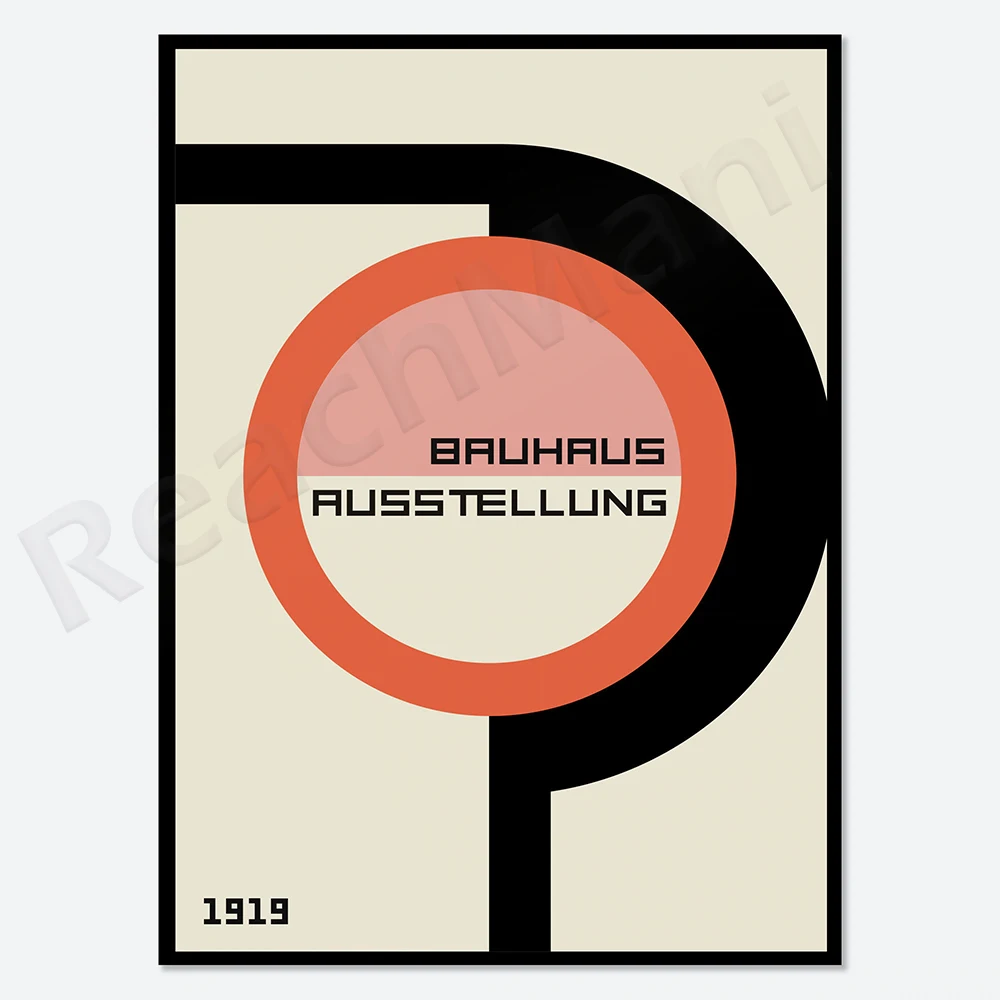 Художественный принт архитектуры Bauhaus | Баухаус Ауард Печать Баухауса Плакат