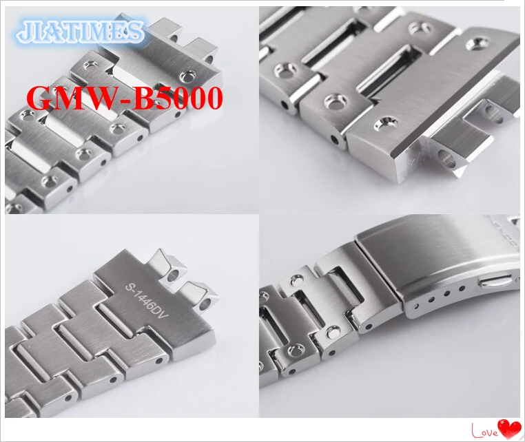 1 шт. абсолютно и ремешок для часов из нержавеющей стали для GMW-B5000