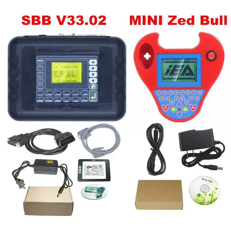 SBB V33.02 ZedBull Лучшее качество Silca SBB V48.99 V48.88 V46.02 V33.02 работает мульти-бренд автомобиля SBB транспондер ключ программист мульти-язык - Цвет: SBB V33.02 ZedBull