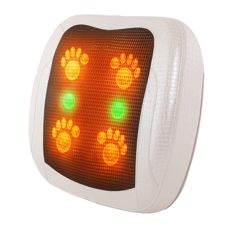 値段 618Nホット販売電動マッサージクッションフルボディ格安マッサージマットネックウエストショルダーバックマッサージ枕加熱