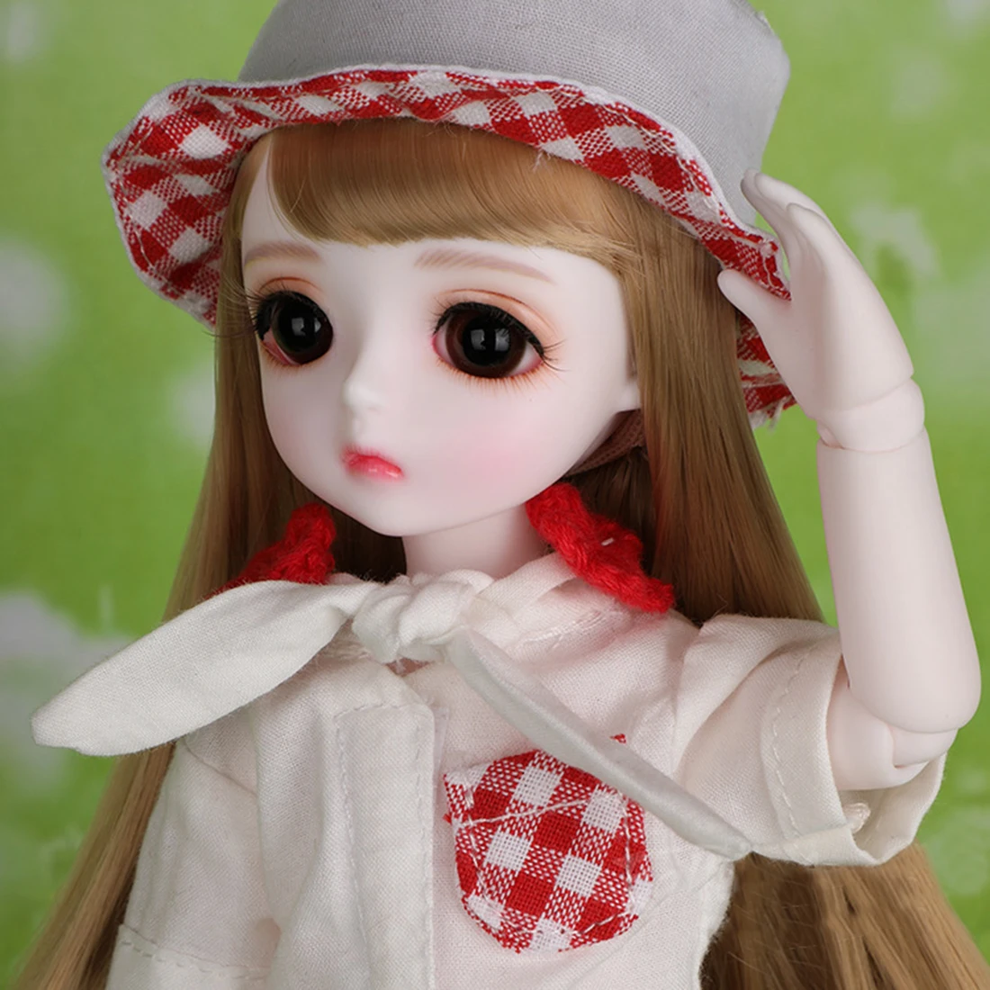

1/6 BJD/SD Female Dolls Miu Ball Joints Doll Set with Makeup Full Costume Diy girls Dolls Fashion Toys gifts - Fair Skin Color