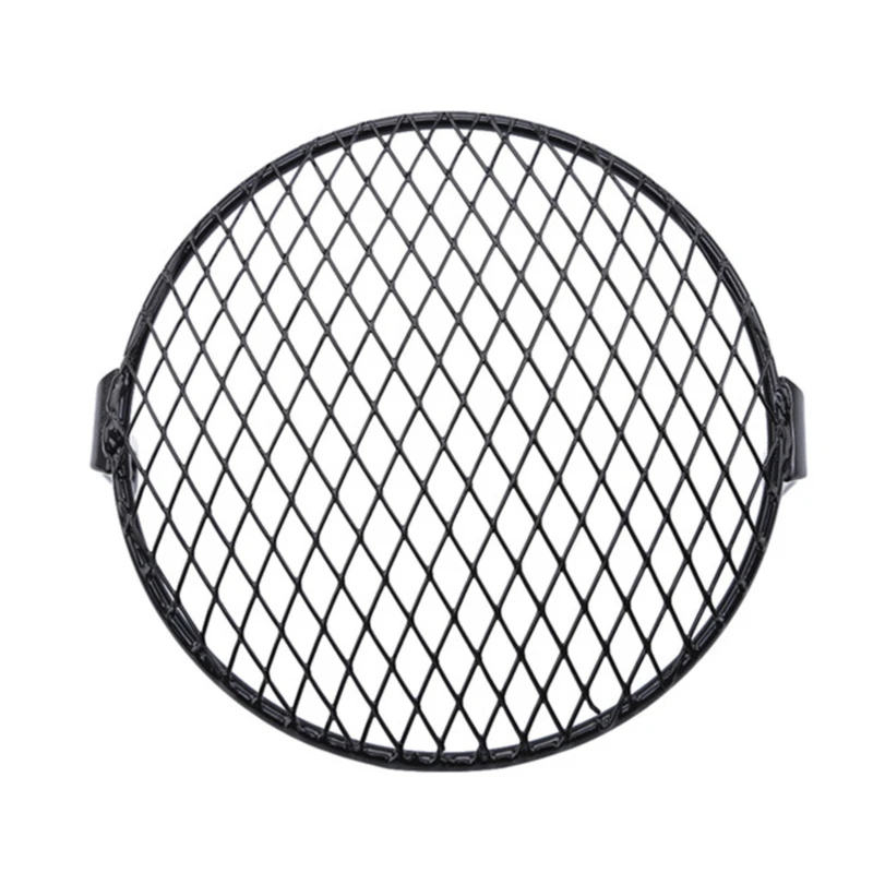 

Motorcycle Universal Vintage Headlight Protector Retro Grill Light Lamp Cover