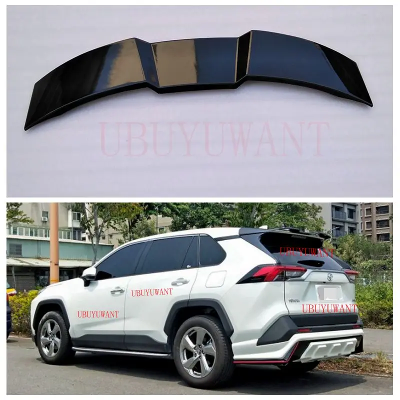 Задний спойлер для Toyota RAV4 RAV 4 2019 2020 АБС пластик без краски отделки багажника крыла