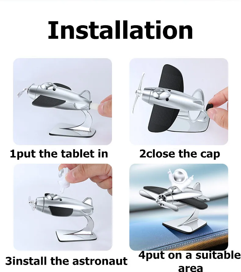 Диффузор на солнечной энергии для самолета ароматизатор приборной панели