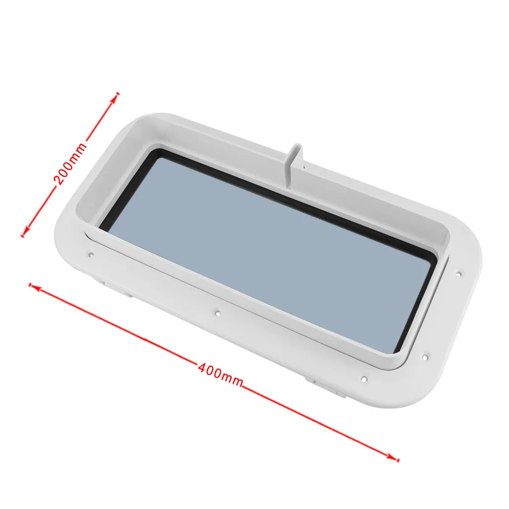 

1pcs White Rectangular Opening Porthole Hatch for Boat Yacht