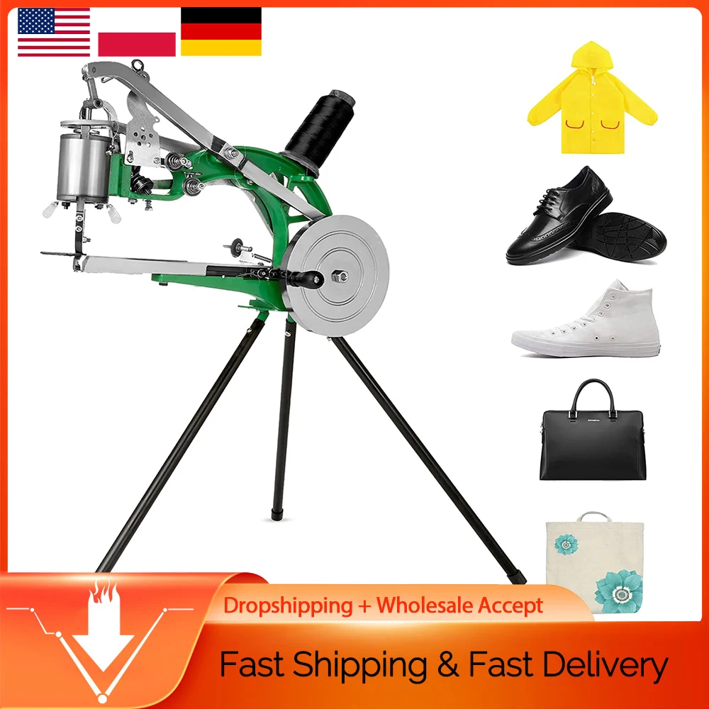 M&aacute;quina de reparaci&oacute;n de zapatos, Cobbler, Manual, doble algod&oacute;n, nailon, Ideal para reparaci&oacute;n de cuero, productos de cuero-0
