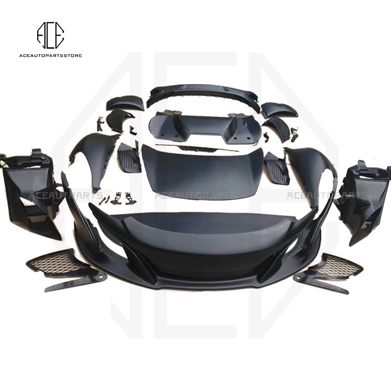 

Carbon fiber/FRP Front Rear bumper engine Hood bonnet Intake bellows Front fender For McLaren mp4-12c upgrade 650S/675LT bodykit