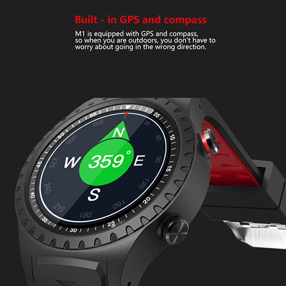 Mixace SMA-M1 GPS спортивные часы Bluetooth Вызов многоспортивный режим сердечного ритма компас высота спортивные Смарт часы для IOS Android