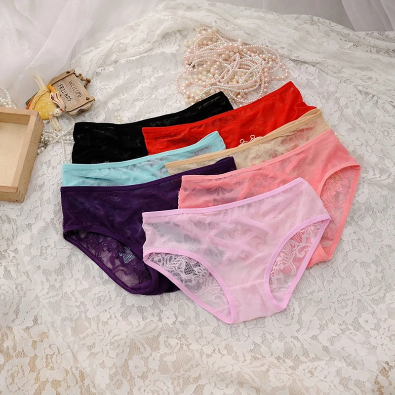 1 шт. женские прозрачные трусики-стринги с низкой посадкой | Женская одежда