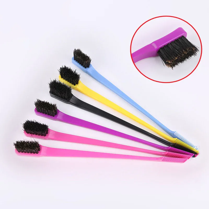 

3pc Eyebrow Grooming Tool Baby Care Double Sided Eyebrow Brush Comb Professional Accessories Hair Brush Random Color